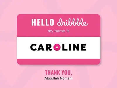 Hello, Dribbble! debut debut shot design hello