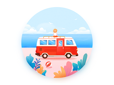 The holiday illustration