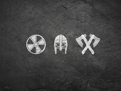 Viking Icons axe battle axe branding character design helmet helmets icon illustration logo shield ui ux vector viking vikings