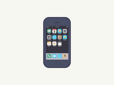 iPhone affinity designer apple color design designer flat flat design illustration iphone vector