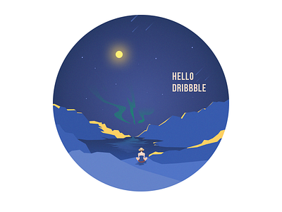 Hello Dribbble～～～ 插图