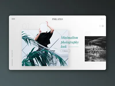 Philateo branding design landing landing page landing page. minimalism photo photo book pure street art typography ui ui buttons ui pack ui ux ux designer ux process ux ui design visual white