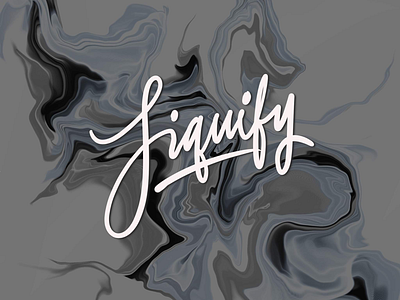 Liquify calligraphy ipadpro lettering liquify procreate type