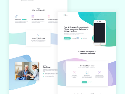 Online Pharmacy Homepage design medical pharmacy ui ux web