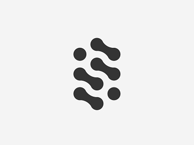 S negative space app branding design flat icon illustration lettering logo minimal negative space negative space logo space symbol tech logo technology typography