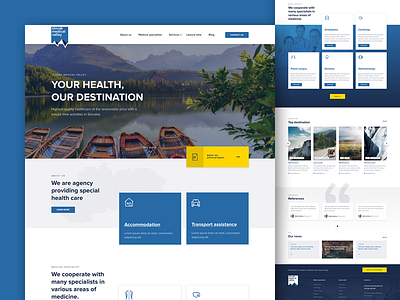 Slovak Medical Valley design development logo type ui ux web website