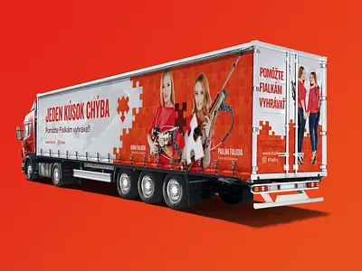 Fialky Truck design outdoor print print ad truck truck wrap