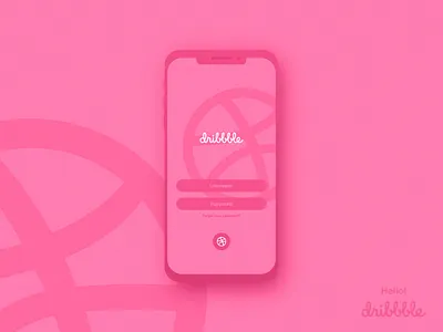 Hello dribbble hello dribble ui design login