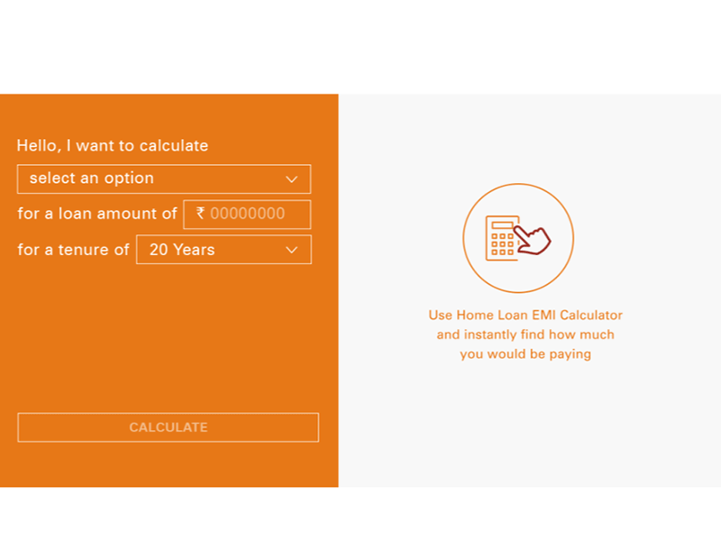 Emi Calculator calculator design thinking home loan calculator loan calculator ui user experience user interaction user interface ux ux process