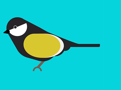 The Great Tit bird great illustration tit vector