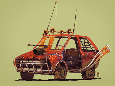 Mad Maruti conceptart illustration