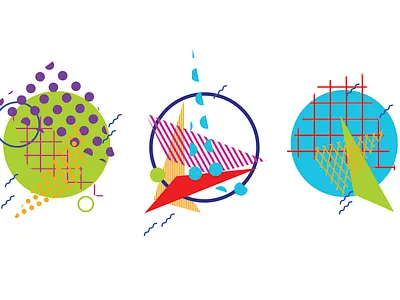 OOO collage color design graphic illustration pattern