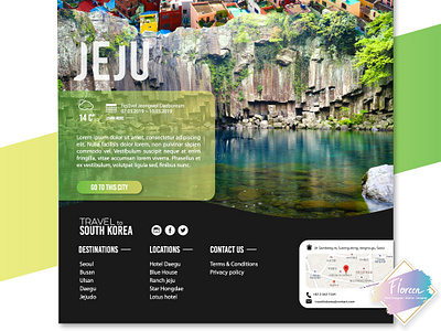 Shot Shot Korea Travel Part 3 asia gradient southkorea travel ui ux uxdesigner webdesign webdesigner wireframe