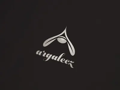 Argaleez beauty logo clean logo cosmetic flat design logo minimal nature product logo simple design