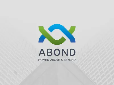 Abond architect builders construction logo creative logos flat design home builder home design investor logo