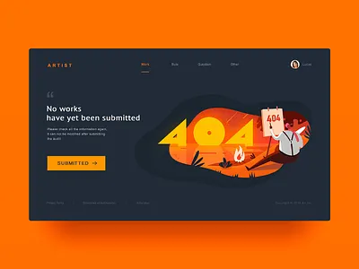 Web404 emotional design gui