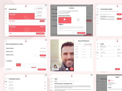 MyClinic - Tablet app app bitcoin blockchain crypto design health health care ios ipad tablet ui ux