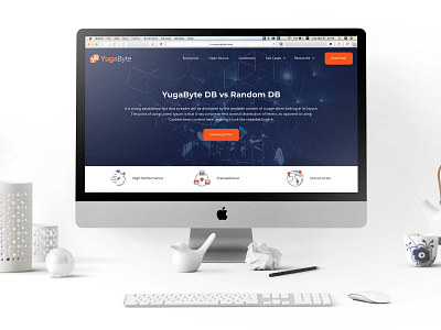 YugaByte Website v2 - Comparison page cloud corporate website database landing page sketch sketchapp ui user experience user interface ux web design website