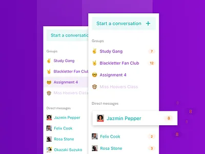 Taking time to experiment... experiment messaging ui