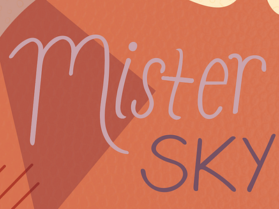 Mr. Blue Sky Styleframes animation design illustration type typography