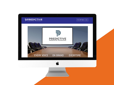 Predictive Presentation Technologies branding type ui ux video website website concept