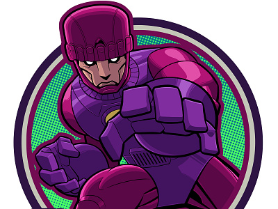 Sentinels cartooning character comics illustration marvel robot xmen