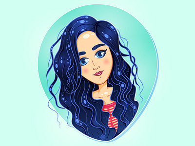 Dany - Digital Portrait art character character art cute design digitalart digitalillustration graphic design illustration illustrator portait portrait art portrait illustration vector vectorart vectorillustration