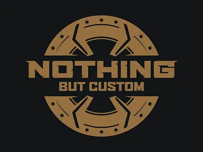Nothing But Custom Logo auto service automotive automotive logo brand brand identity branding custom design illustrator logo typography vector visual identity
