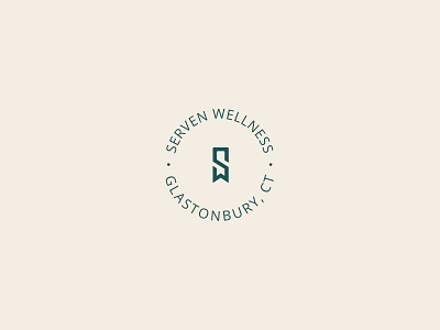 Serven Wellness badge badge design badge hunting badge logo badgedesign brand branding circle design circle graph circle logo circles identity system monogram monogram design monogram letter mark monogram logo monograma monograms