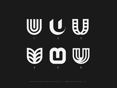 #lettermarkexploration - U - 21/26 bless creatics brand brand identity branding clothing design graphic design icon letter mark letter mark exploration lettermarkexploration logo logo design logo designer logo type logos mark typography vector web