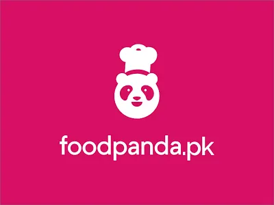 Rebrand Foodpanda.pk Concept brand design chef food business food logo foodpanda graphics design logo logo design online food order logo order online panda