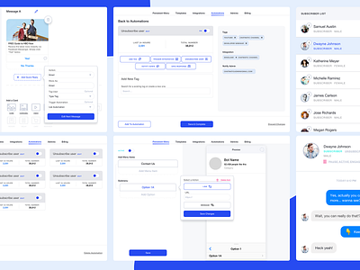 Chatbot Builder App app automation chatbot clean dashboard design desktop simple ui ux widget