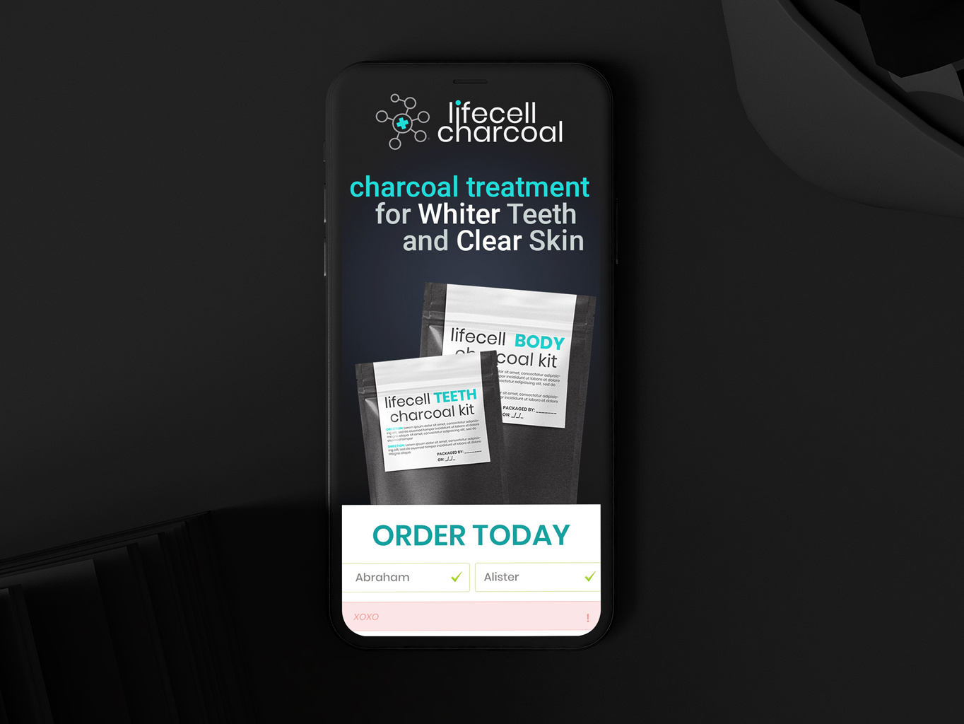 Example of Lifecell Charcoal