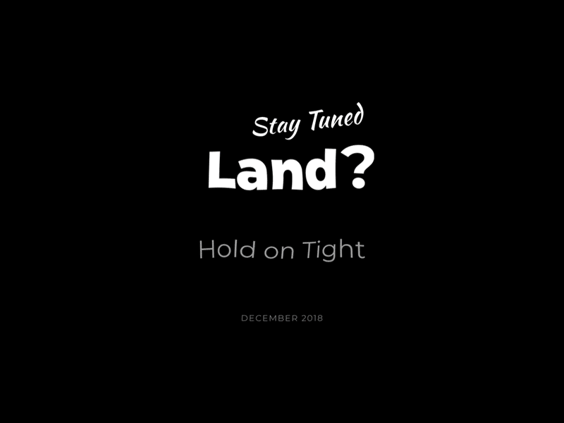 Land? - Teaser clean clear creative dailui design grid inspiration interaction interface landing design landing page portfolio sketch typography ui uikit ux web webdesign website