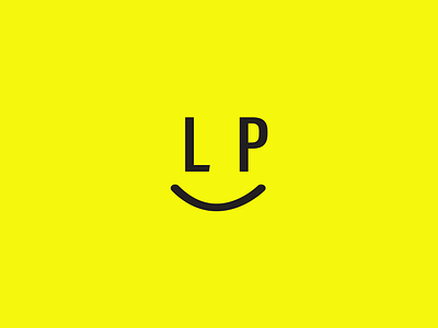 LP unused logo branding bright happy identity logo lp smile yellow