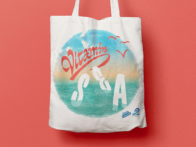 Vitamin SEA bezierclub calligraphy contrast custom design handmade handmadefont illustration ink lettercollective lettering ligature script sea surfrider tote type typography vector vitamin