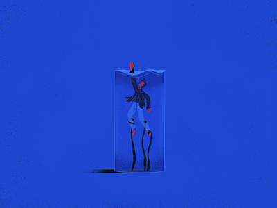 Void — 3. Drowning drowning illustration man water