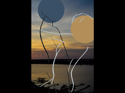 Sunset abstract art artist artwork design digital drawing graphic painting photography portrait