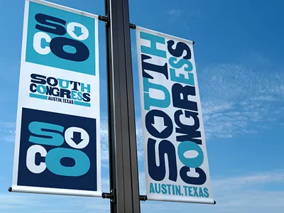 South Congress brand branding design environmental design lettering logo signage type