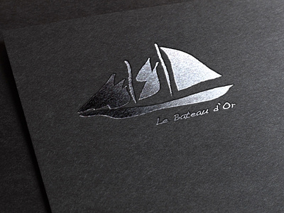 Le Bateau d'Or branding design illustration logo