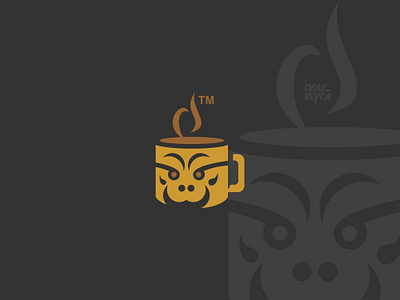 Monkey Coffee brand branding brandmark cafe cafe logo coffee icon identity illustration logo logogram logomark mark monkey symbol vector