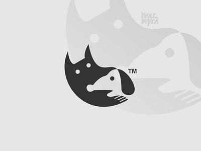 Cat-dog-care animal brand branding brandmark care cat dog icon identity illustration logo logogram logomark love mark symbol vector