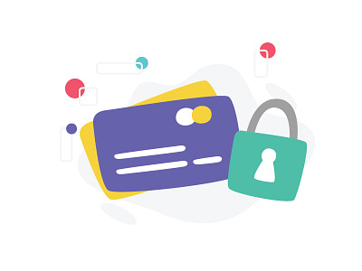 Secure Payment! illustration mobile onboarding product ui ux vector