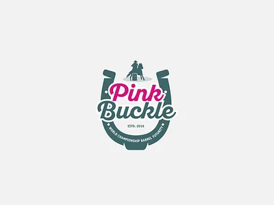 Pink Buckle © logo design building brand font chữ hình minh họa screen illustration thiết kế vectơ