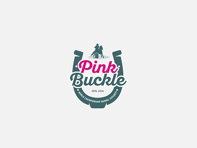 Pink Buckle © logo design building brand font chữ hình minh họa screen illustration thiết kế vectơ