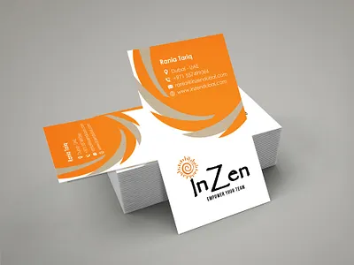 Logo & Business Card Design for InZen branding business card design logo design web design web development
