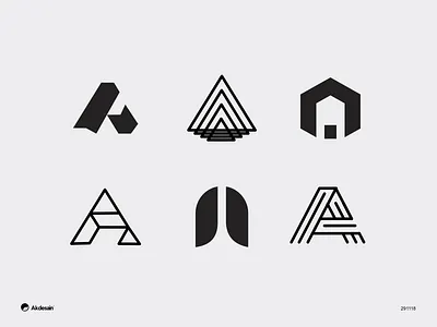 Letter A akdesain branding creative design explore grid grid layout icon identity illustration letter a lettering line logo design logo type logos minimal negative space symbol typography