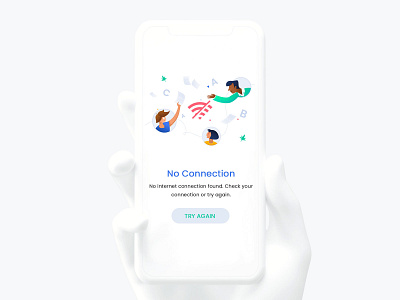 No Internet design no internet ui