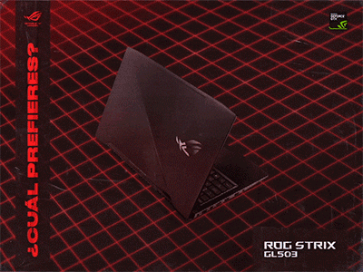 Republic of Gamers ad animation asus design digital game gamer gaming gif instagram laptop retro rog social media typography