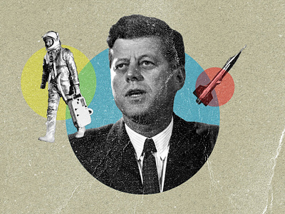 spaceman collage collage art design digital collage kennedy modern art photoshop photoshop art